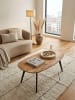 KADIMA DESIGN Couchtisch Akazie Massivholz 110 x 45 x 60 cm Wohnzimmertisch