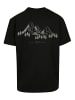 F4NT4STIC T-Shirt Mountain Berge Urlaub Winter Schnee Ski in schwarz