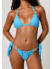 Moda Minx Bikinihose Nautilius Shell Ruched Tie Side Bikini Bottoms in Powder Blue