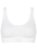 Sloggi Baumwolle, Single-Jersey Bio Bustier DOUBLE COMFORT T in weiß