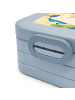 Mr. & Mrs. Panda MEPAL Bentobox Einhorn Mann Design mit Spruch in Blau Pastell