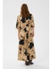 Soaked in Luxury Kleid SLRiyan Lockere Passform in Timberwolf Watercolor Print