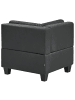 Beliani Sofaelement UNSTAD in Schwarz - (W) 76 x (H) 72 x (L) 76 cm
