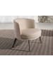 Angel Cerdá Sessel 5108 in Creme / Braun – (B)74 x (H)70 x (T)71 cm