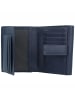 Esquire Viktoria Geldbörse RFID Leder 12 cm navy