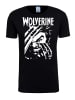Logoshirt Print T-Shirt Wolverine in schwarz