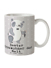 Mr. & Mrs. Panda Kaffeetasse Panda Bester Mitbewohner der Welt m... in Grau Pastell