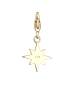 Nenalina Charm 925 Sterling Silber Astro, Stern, Sterne in Gold