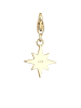 Nenalina Charm 925 Sterling Silber Astro, Sterne in Gold