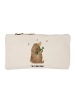 Mr. & Mrs. Panda Pouch Bär Gitarre ohne Spruch in Weiß