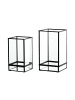 Ritzenhoff & Breker 2er Set Windlichter-Set Nero in schwarz-transparent