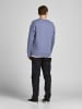 Jack & Jones Basic Sweater Langarm Shirt Rundhals Pullover JJESTAR in Blau