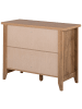 Beliani Sideboard AGORA in Braun - (W) 99 x (H) 80 x (L) 43 cm