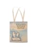 Mr. & Mrs. Panda Strandtasche Pinguine trösten Design mit Spruch in Weiß