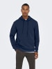 Only&Sons Weicher Kapuzen Pullover Basic Hoodie ONSCERES in Blau