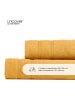 UNCOVER BY SCHIESSER Handtuchset Brooklyn 4-teilig in Senf