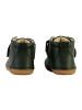 Kickers Leder-Scratch-Sneaker Kind Sabio Grün