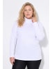 Ulla Popken Shirt in schneeweiß