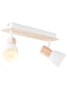 Brilliant Spotbalken, 2-flammig Daintree 16,5x36,5x7 cm in weiß/natur
