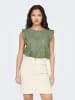 JDY Top in Oil Green