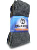 Polar Husky 3 Paar Thermo-Socken in Anthrazit/Braun/Jeans