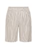 KAFFE curve Shorts KCmille Regular fit in Chalk/Black Stripe