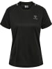 Hummel Hummel T-Shirt Raglanärmel Hmlongrid Damen in JET BLACK/FORGED IRON