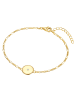 Lulu & Jane Armband aus Sterling Silber Diamant in gelbgold