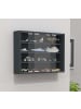 ebuy24 Glasvitrinen AgisaM 4 Anthrazit 57 x 10 cm