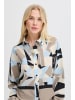 b. young Langarm-Bluse BYFAVIA Loose fit in Humus Blocks