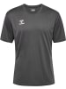 Hummel Sportshirt "Hmlessential Jersey S/S" in Grau