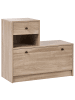 Beliani 2-tlg Schuhschrank COOMA in Braun