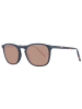 Serengeti Unisex Sonnenbrille Quadratisch Schwarz