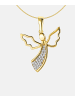 Diamant L'éternel Halskette aus 585 Gelbgold