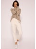 SASSYCLASSY Oversize Strick-Pullover in Beige, Offwhite