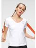 H.I.S. T-Shirt in schwarz, pink, weiß