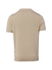 Finshley & Harding Strick-Poloshirt in beigebeige