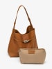 collezione alessandro Schultertasche " Milano " in braun