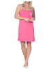NORMANN Normann Damen Spaghetti Träger Nachthemd Übergröße 125 215 667 in pink