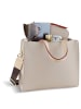 Bugatti Ella - Henkeltasche Mini 23 cm (black) in beige
