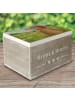 Mr. & Mrs. Panda Geschenkbox Hund Blume Design ohne Spruch in Weiß