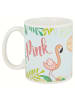 Peppa Pig Tasse 325ml Pink Flamingo Keramikbecher im Geschenkset