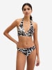 Marc O'Polo Triangel-Bikini-Top Abstract Floral in black/white cotton print