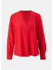 comma Bluse langarm in Rot