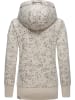 ragwear Sweatjacke Neska Zip Flowers in Bone23