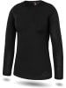 Normani Outdoor Sports Damen Merino Langarm-Shirt Mandurah in Schwarz