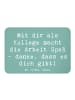 Mr. & Mrs. Panda Magnet Spruch Kollege Freude mit Spruch in Meeresbrise