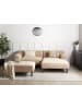 Beliani 2-tlg Ecksofa HOLT in Beige/Braun