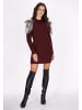 faina Damen Kleid in Pflaume
