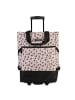 Punta Wheel "Print" Einkaufstrolley 50 cm beige-rosa